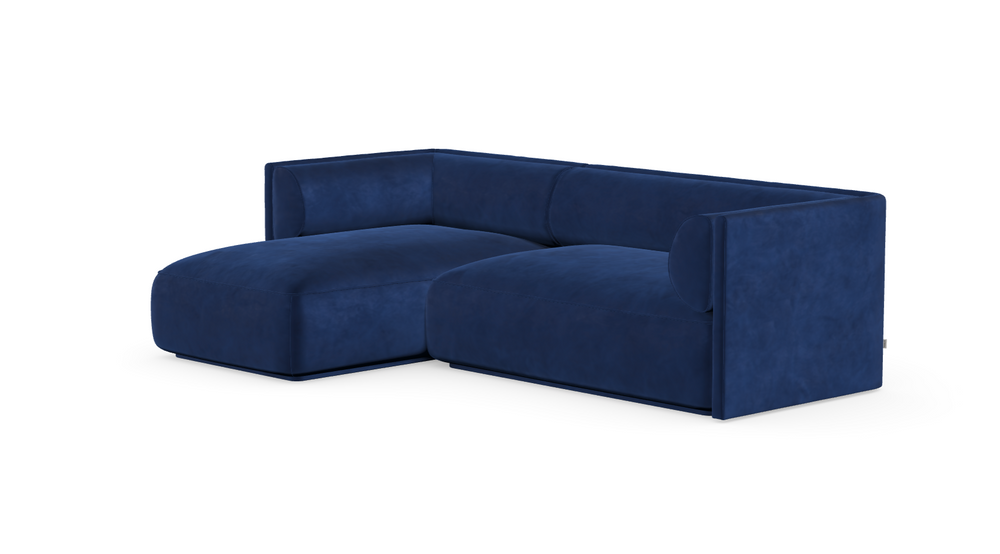 MOOD kampinė sofa, MARINE BLUE spalva, dešinė pusė