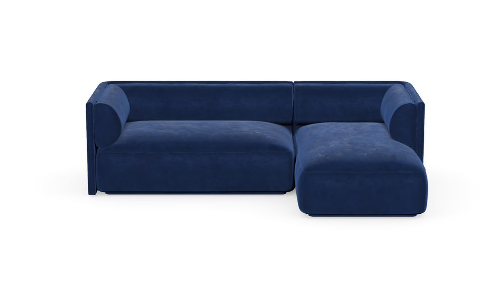 MOOD kampinė sofa, MARINE BLUE spalva