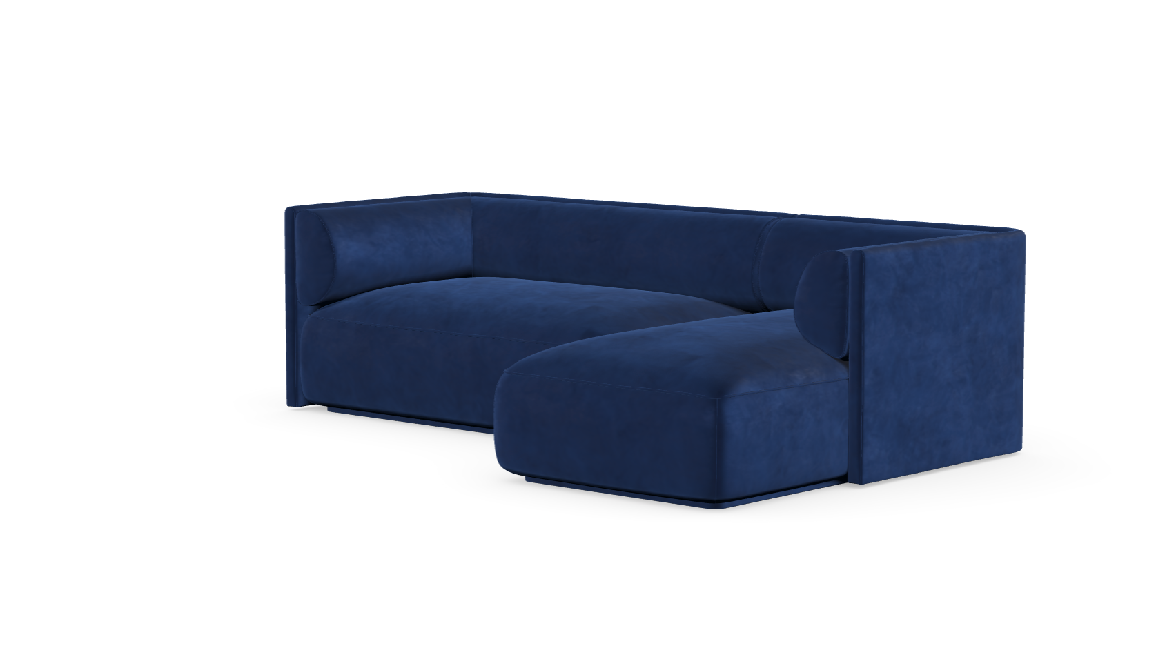 MOOD kampinė sofa, MARINE BLUE spalva