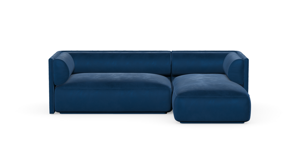 MOOD kampinė sofa, NAVY BLUE spalva