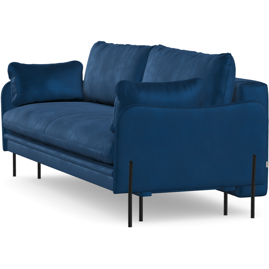 3 vietų sofa lova DONNIE, Navy blue spalva