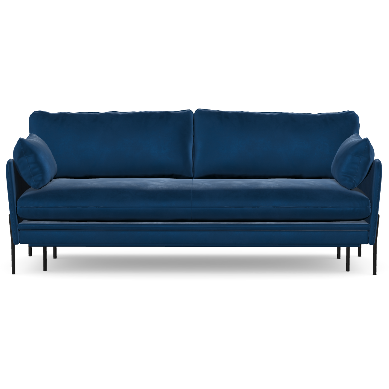 3 vietų sofa lova DONNIE, Navy blue spalva