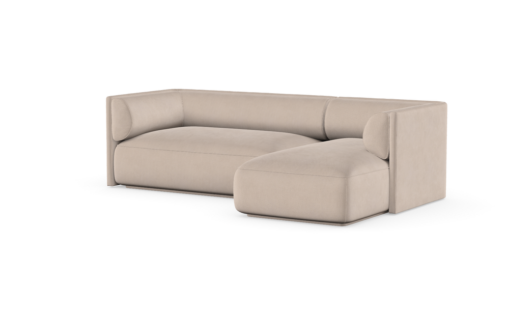 MOOD kampinė sofa, NOUGAT spalva