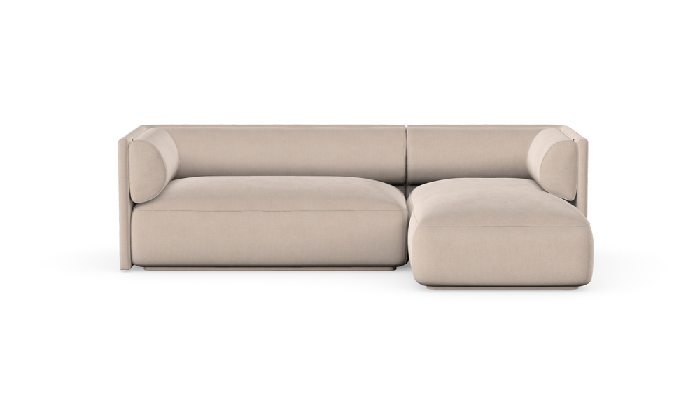 MOOD kampinė sofa, NOUGAT spalva