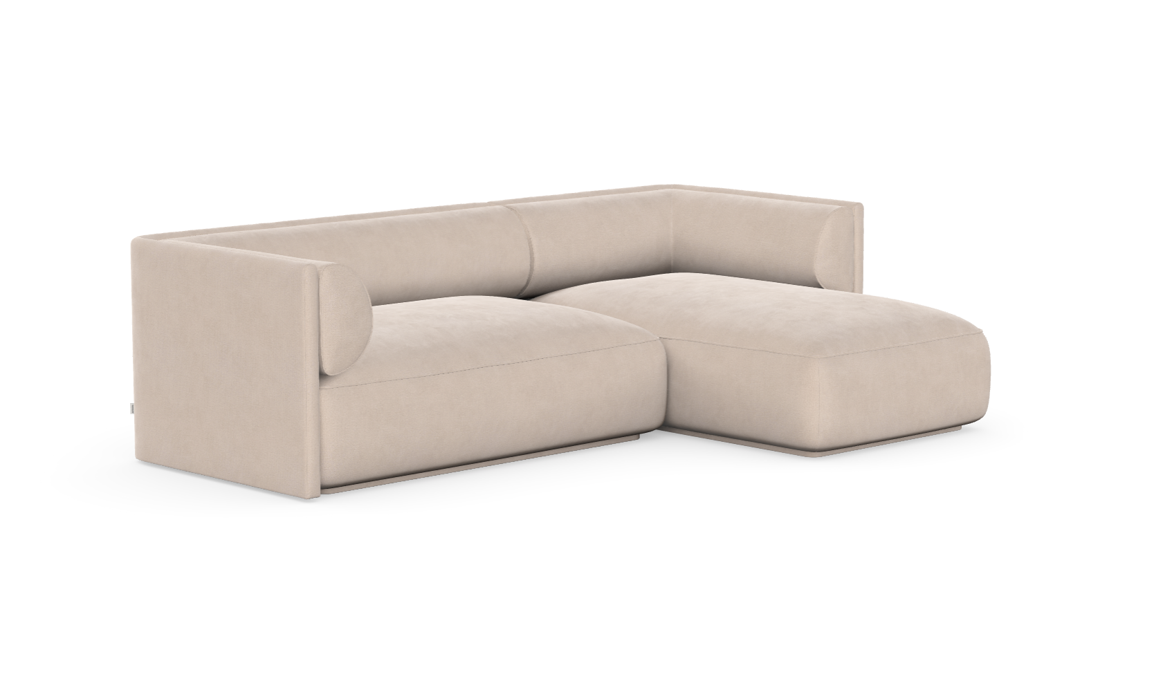 MOOD kampinė sofa, NOUGAT spalva