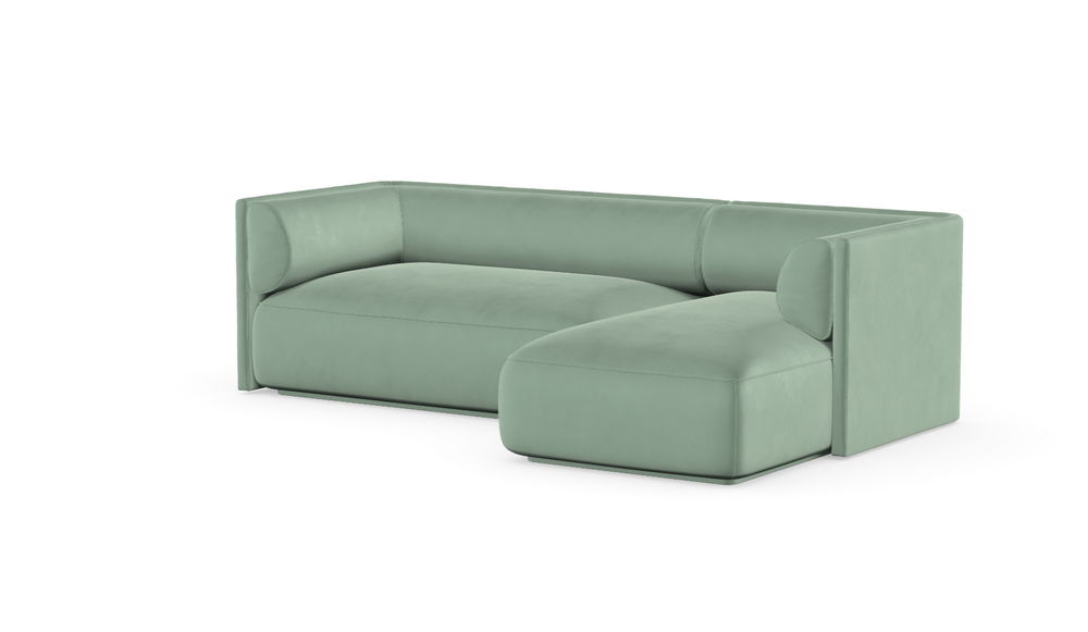 MOOD kampinė sofa, PISTACHIO spalva