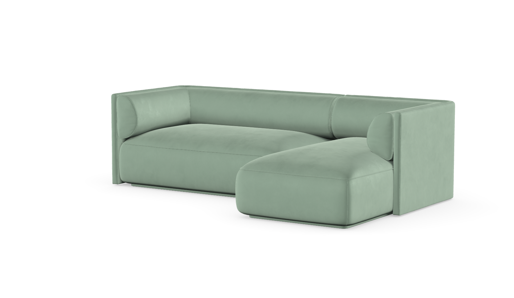 MOOD kampinė sofa, PISTACHIO spalva