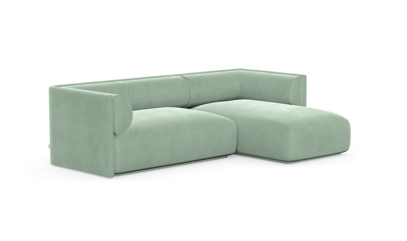 MOOD kampinė sofa, PISTACHIO spalva