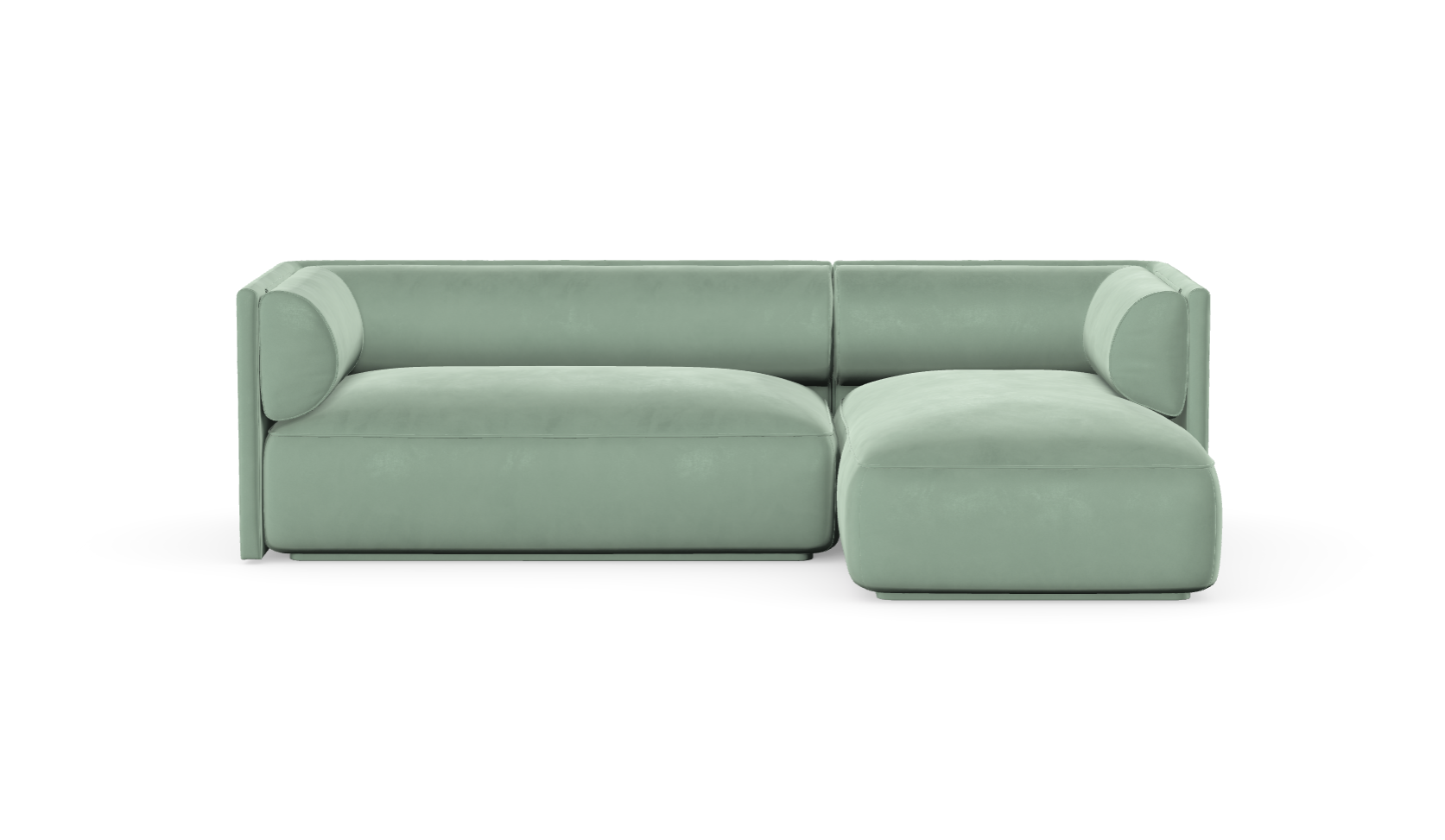 MOOD kampinė sofa, PISTACHIO spalva