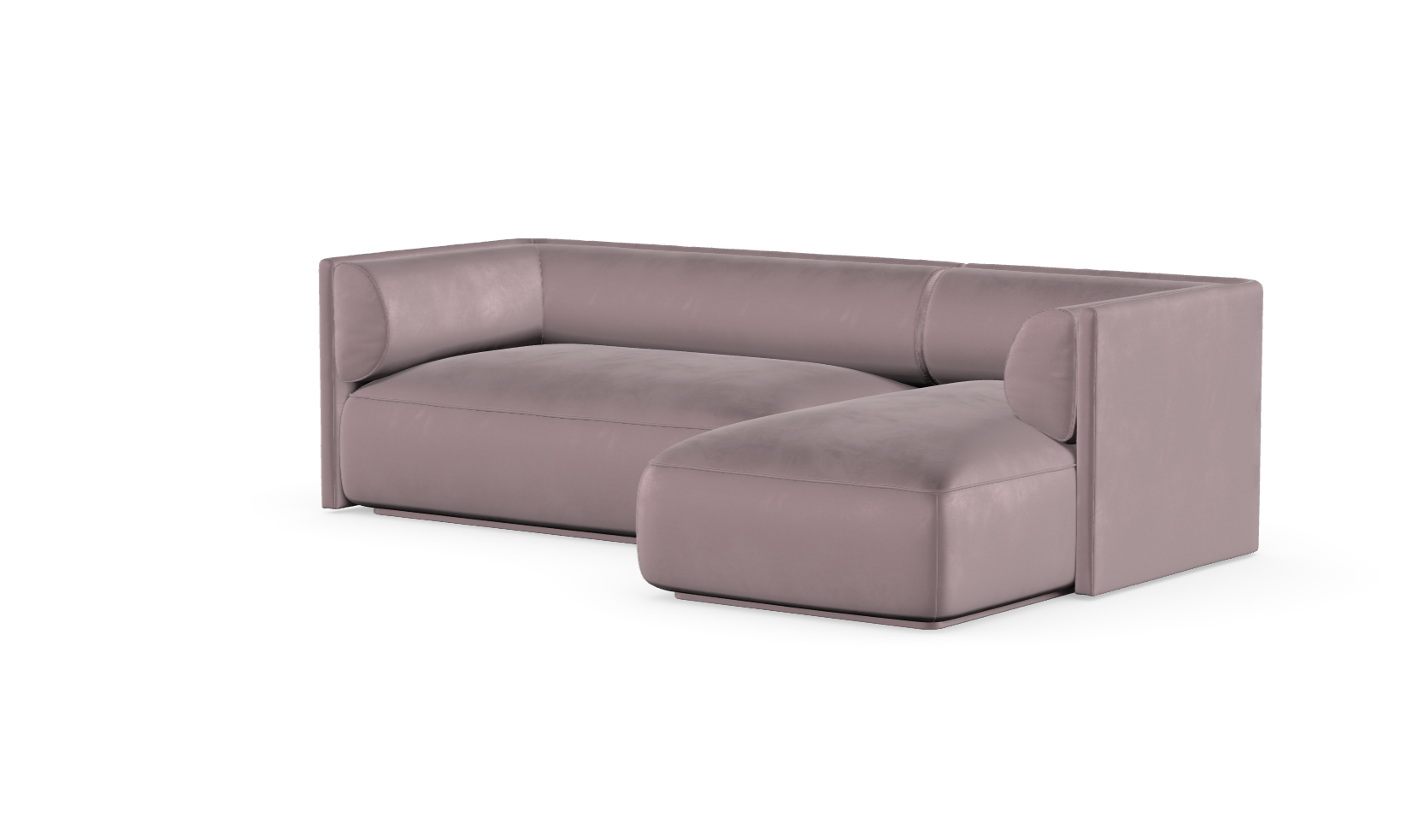 MOOD kampinė sofa, POWDER PINK spalva