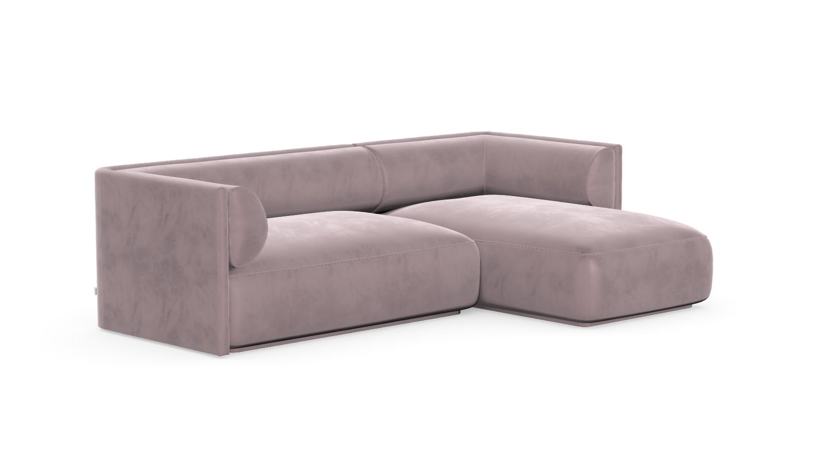 MOOD kampinė sofa, POWDER PINK spalva