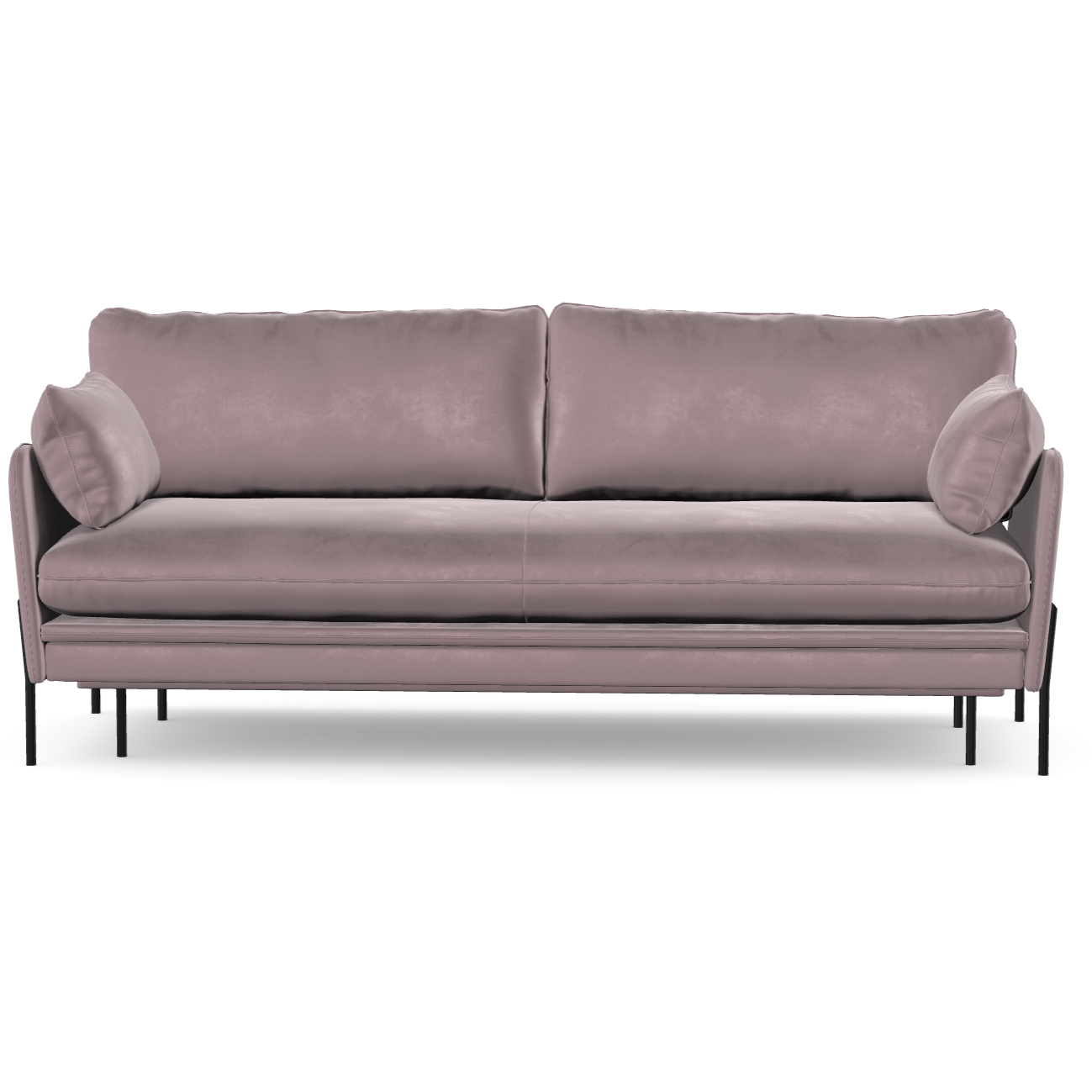 3 vietų sofa lova DONNIE, Powder pink spalva