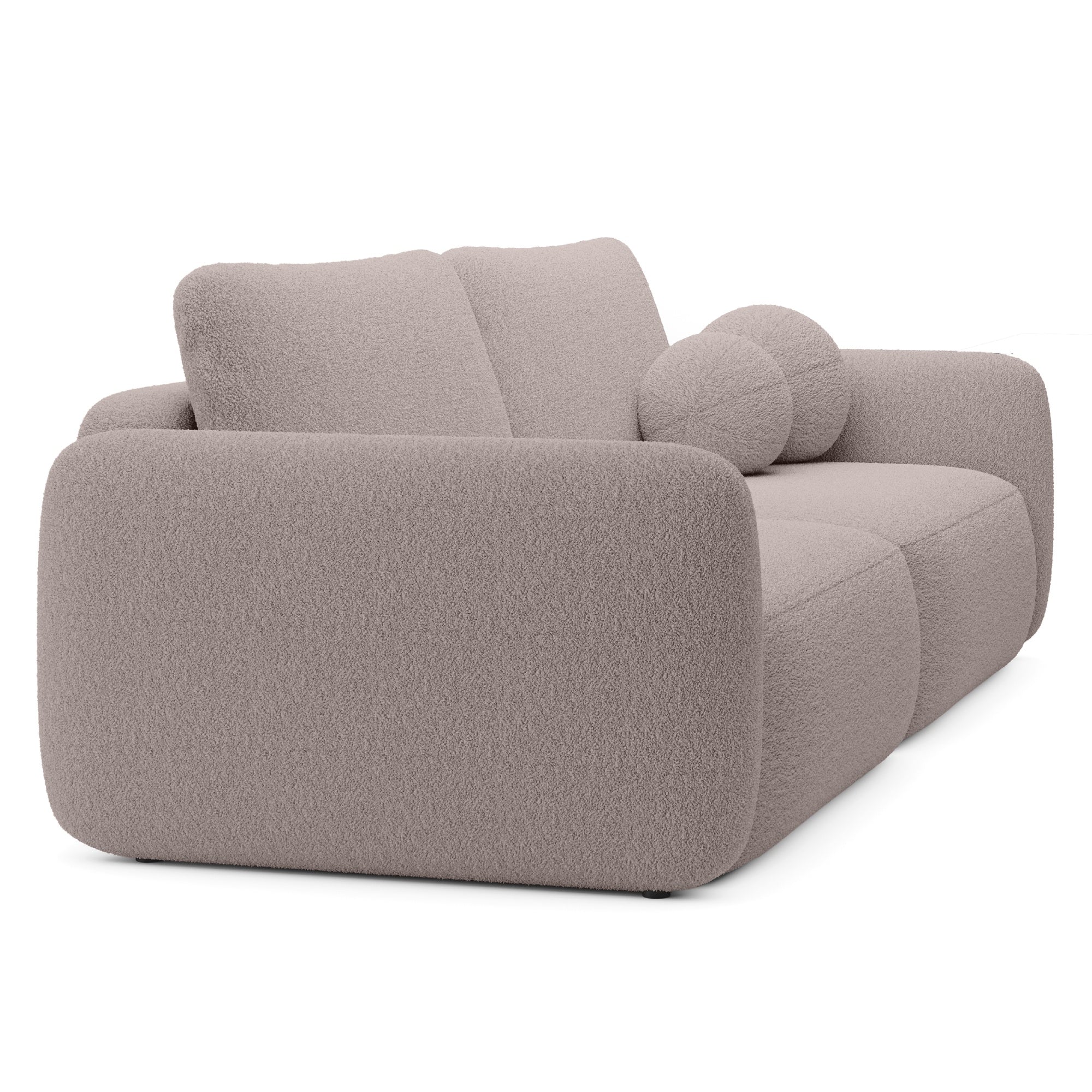 Sofa BOSE, ruda pilka, boucle