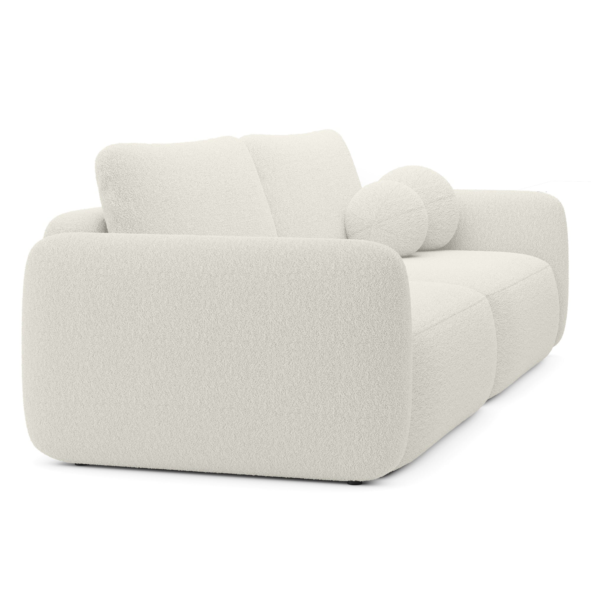 Sofa BOSE, kreminė, boucle