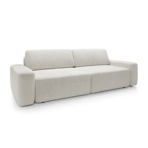 Sofa lova su daiktadeze bustle balta – elegantiškas, modernus sprendimas jūsų svetainei | namuideja.lt | sofos, baldai, sveta