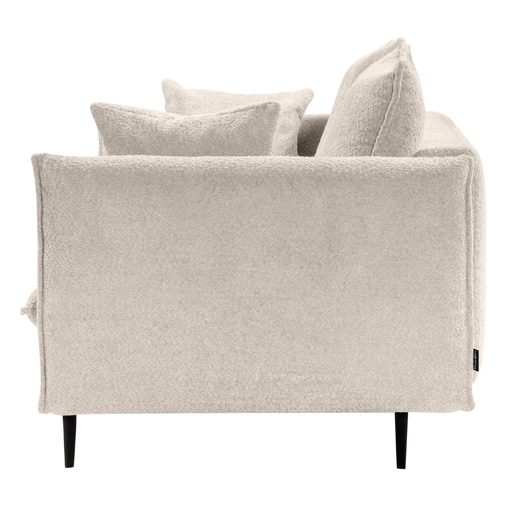 Sofa-lova GLOSS, smėlinė-pilka boucle