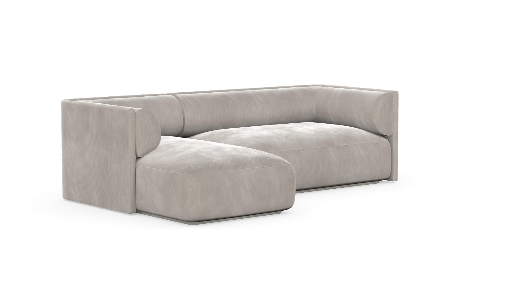 MOOD kampinė sofa, TUFA spalva, dešinė pusė