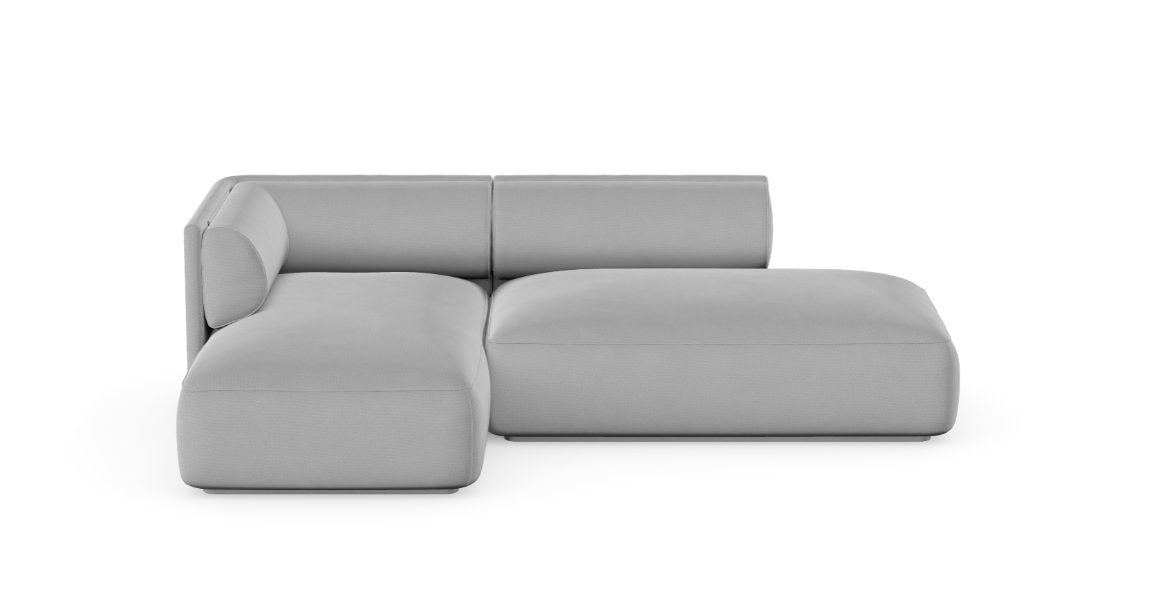 MOOD KAMPINĖ SOFA, WOOLY LIGHT GREY spalva