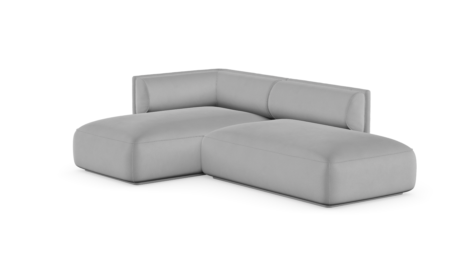 MOOD KAMPINĖ SOFA, WOOLY LIGHT GREY spalva