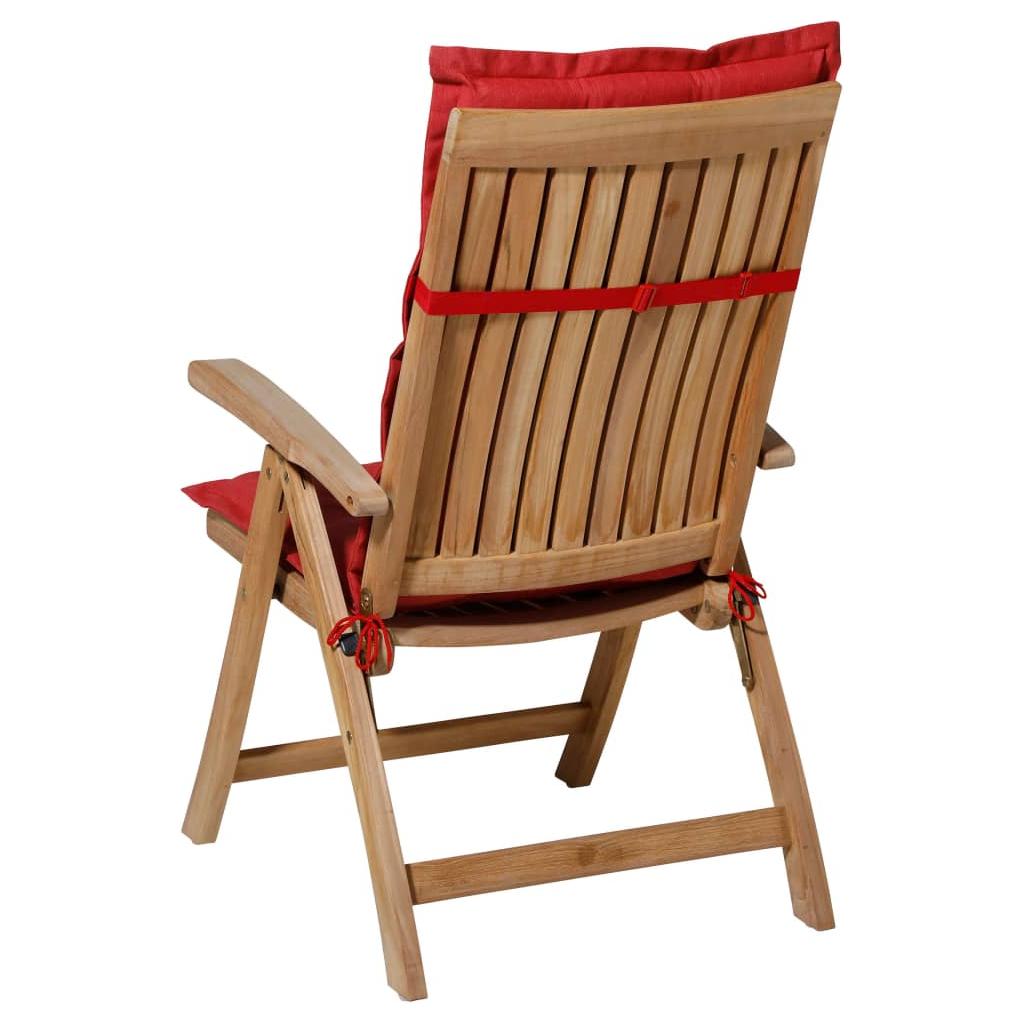 Madison Pagalvėlė kėdei su aukštu atlošu Panama, raudona, 123x50cm