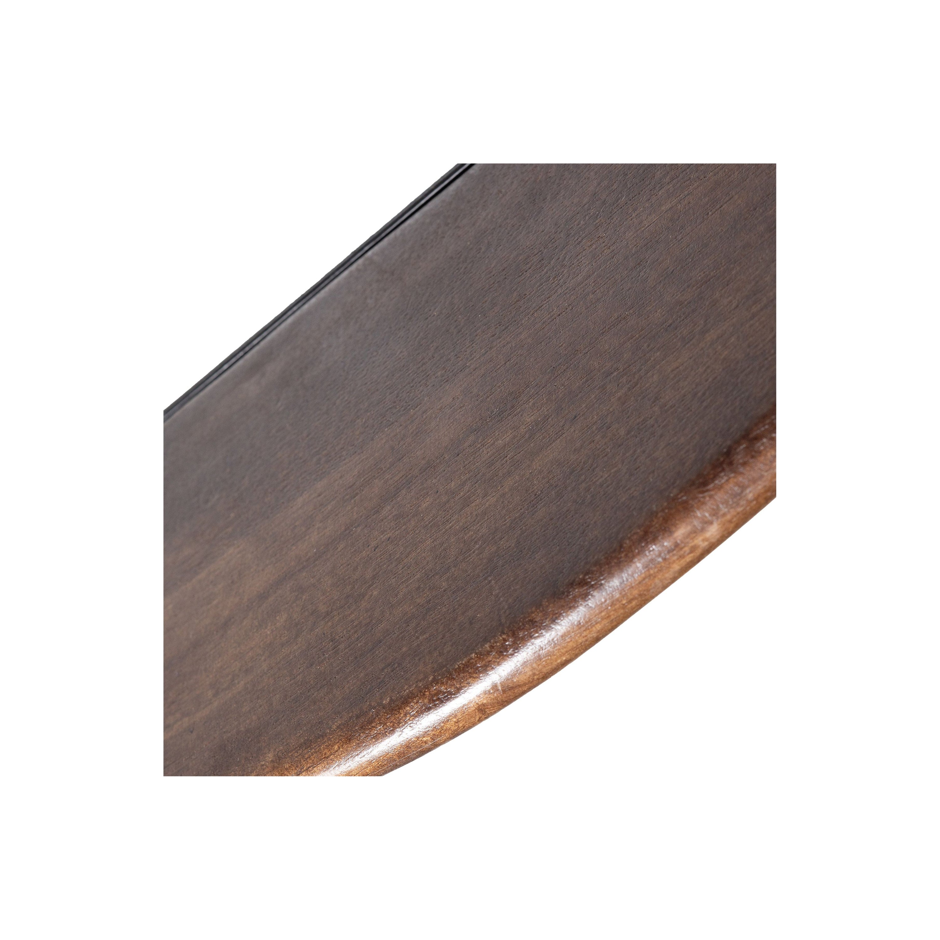 Set Of 2 - Layer Wall Shelves Wood Walnut