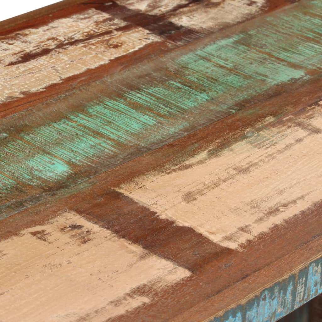 Rašomasis stalas, masyvi perdirbta mediena, 140x50x77cm