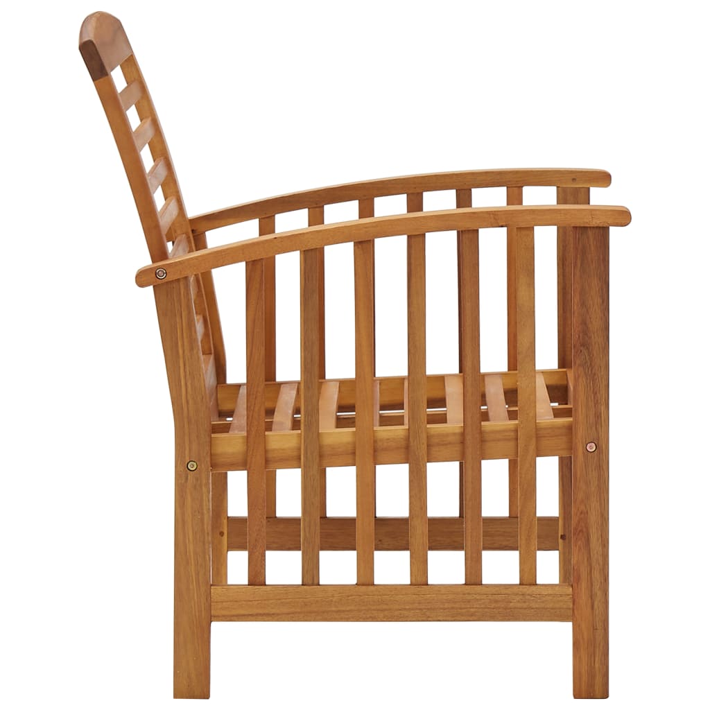 Sodo kėdės, 2vnt., akacijos medienos masyvas