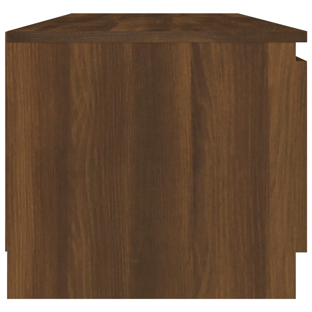 Televizoriaus spintelė, ruda ąžuolo, 140x40x35,5cm, mediena